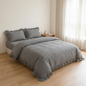 Jogo de Cama Duvet Xadrez 3 Peças