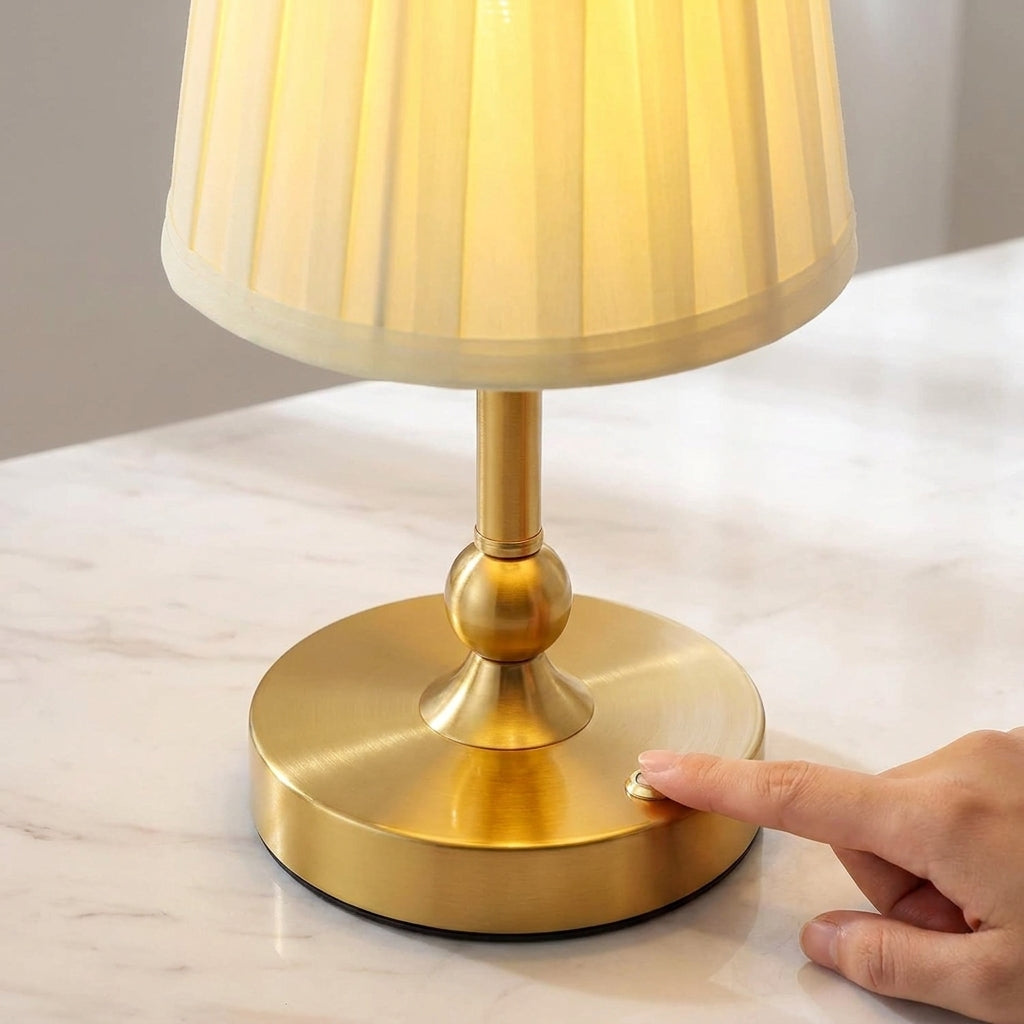 Luminária de Mesa Sem Fio Recarregável Touch