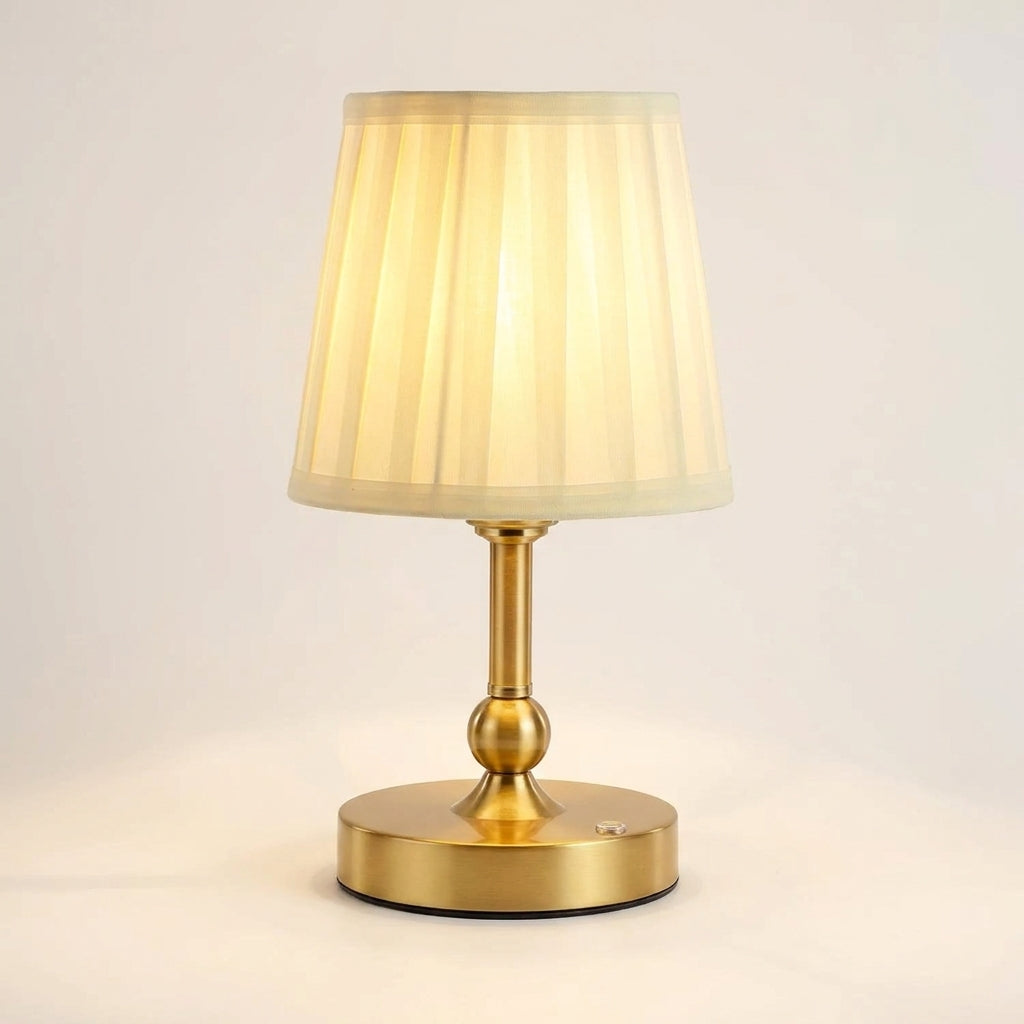 Luminária de Mesa Sem Fio Recarregável Touch - Dourado